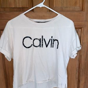 Calvin Klein Workout Crop Top - Medium